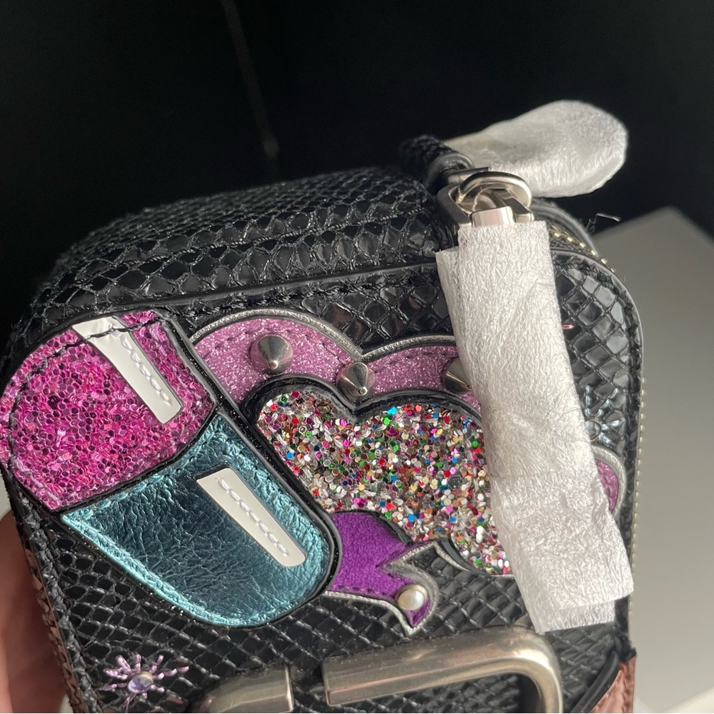 Marc Jacobs X Julie Verhoeven Leather Python Snake Snapshot Camera Bag - Picture 11 of 16